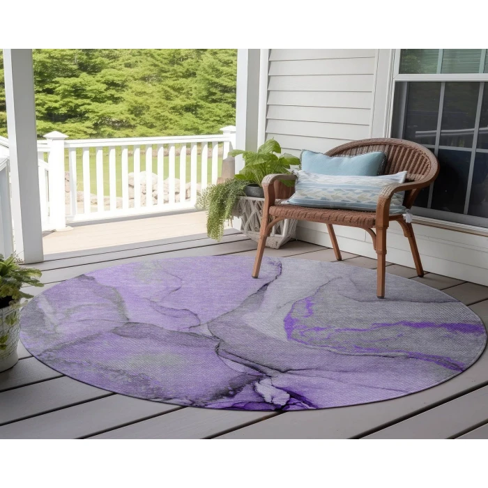 Chantille ACN506 Purple 8' x 8' Rug