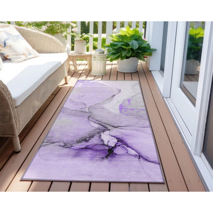 Chantille ACN506 Purple 2'3" x 7'6" Rug