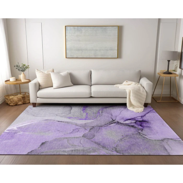 Chantille ACN506 Purple 9' x 12' Rug