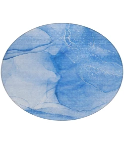 Addison Chantille ACN507 Blue 8 ft. x 8 ft. Round Rug