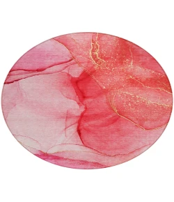 Addison Chantille ACN507 Pink 8 ft. x 8 ft. Round Rug