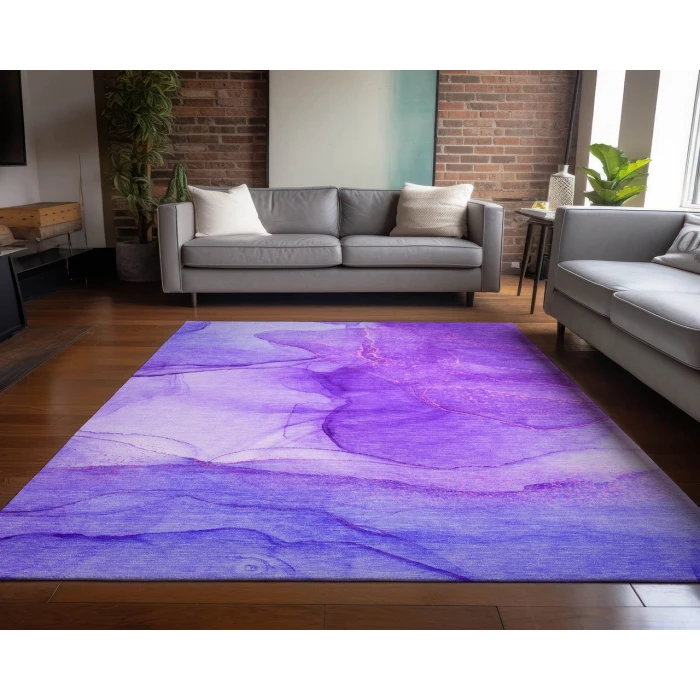 Chantille ACN507 Purple 8' x 10' Rug