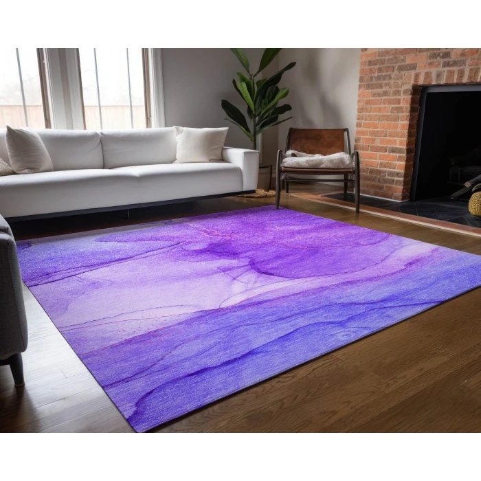 Chantille ACN507 Purple 8' x 10' Rug