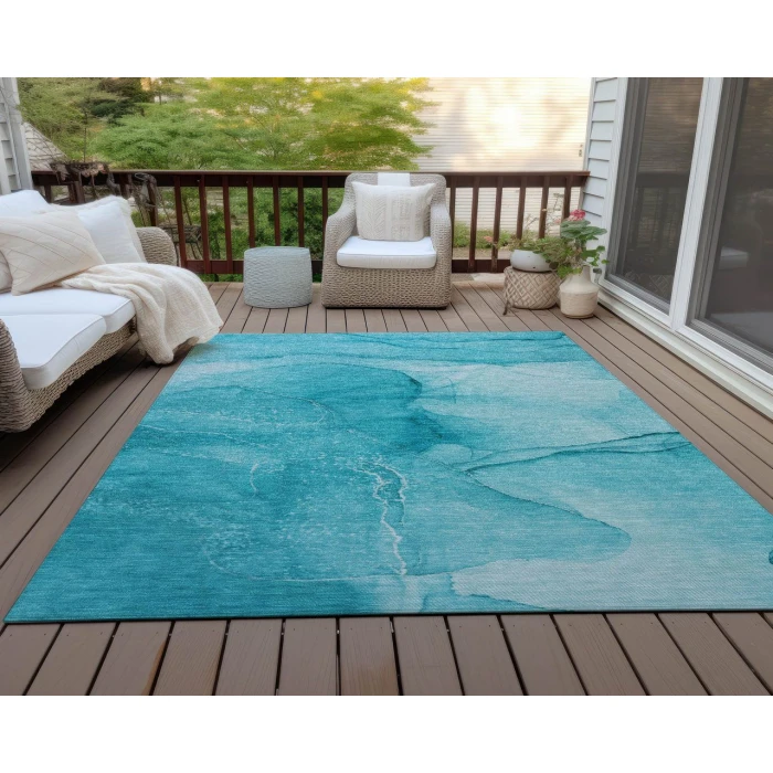 Chantille ACN507 Teal 2'6" x 3'10" Rug