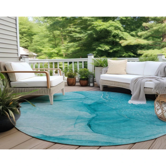 Chantille ACN507 Teal 8' x 8' Rug