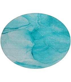 Addison Chantille ACN507 Teal 8 ft. x 8 ft. Round Rug