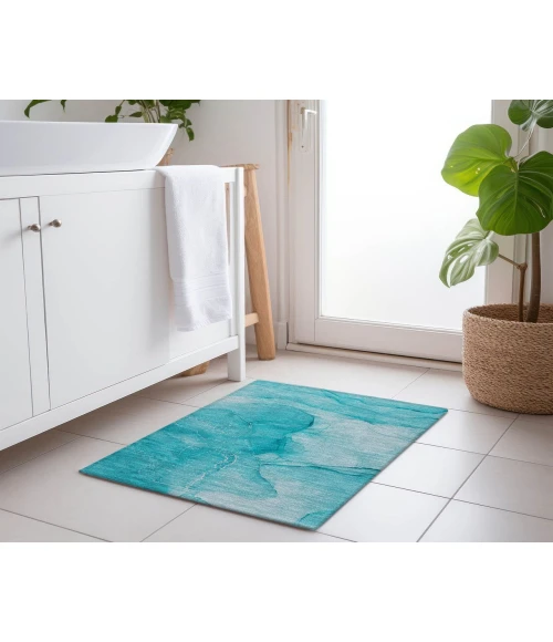 Chantille ACN507 Teal 1'8" x 2'6" Rug