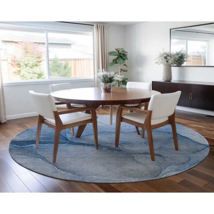 Chantille ACN508 Blue 8' x 8' Rug