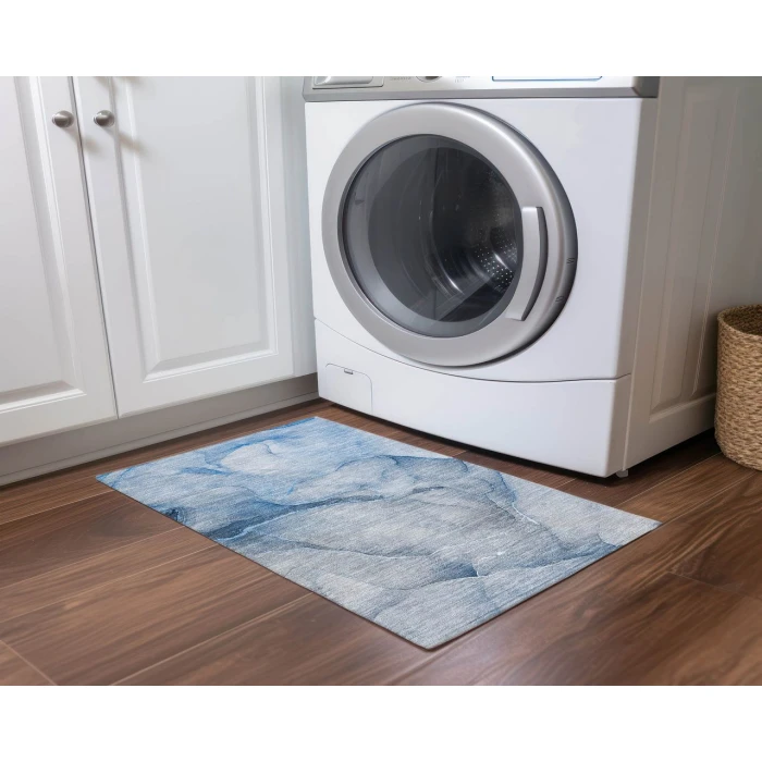 Chantille ACN508 Blue 1'8" x 2'6" Rug
