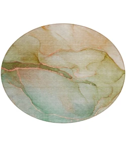 Addison Chantille ACN508 Teal 8 ft. x 8 ft. Round Rug