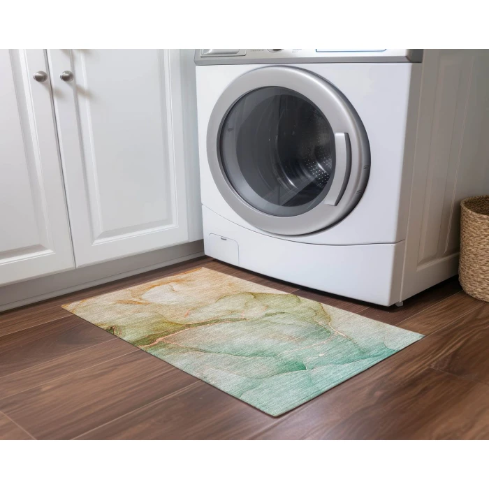 Chantille ACN508 Teal 1'8" x 2'6" Rug