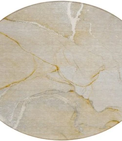 Addison Chantille ACN510 Beige 8 ft. x 8 ft. Round Rug