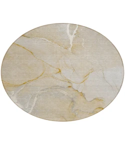 Addison Chantille ACN510 Beige 8 ft. x 8 ft. Round Rug