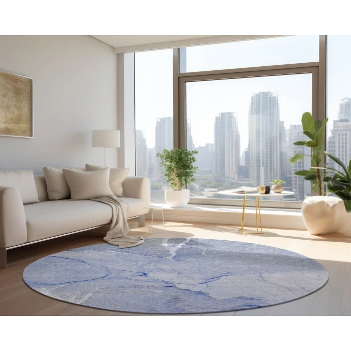 Chantille ACN510 Blue 8' x 8' Rug