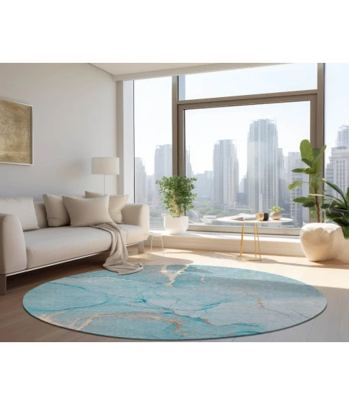 Chantille ACN510 Teal 8' x 8' Rug