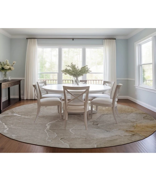 Chantille ACN511 Beige 8' x 8' Rug