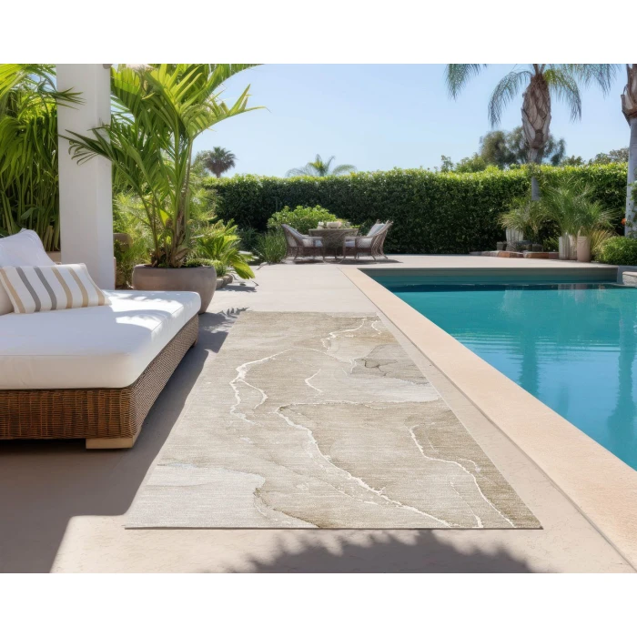 Chantille ACN511 Beige 2'3" x 7'6" Rug