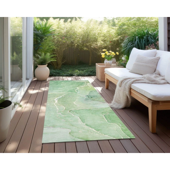 Chantille ACN511 Green 2'3" x 7'6" Rug