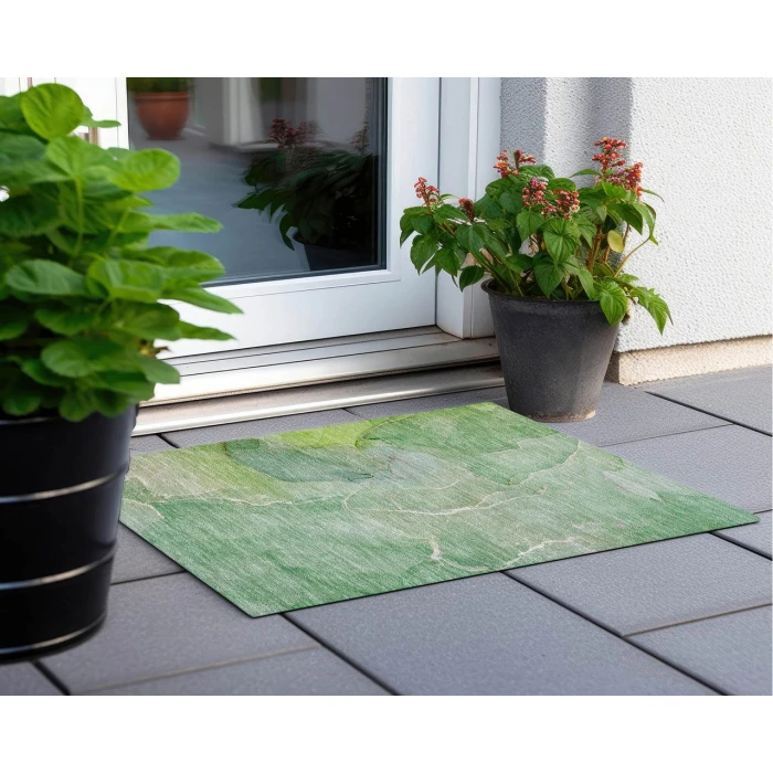 Chantille ACN511 Green 1'8" x 2'6" Rug