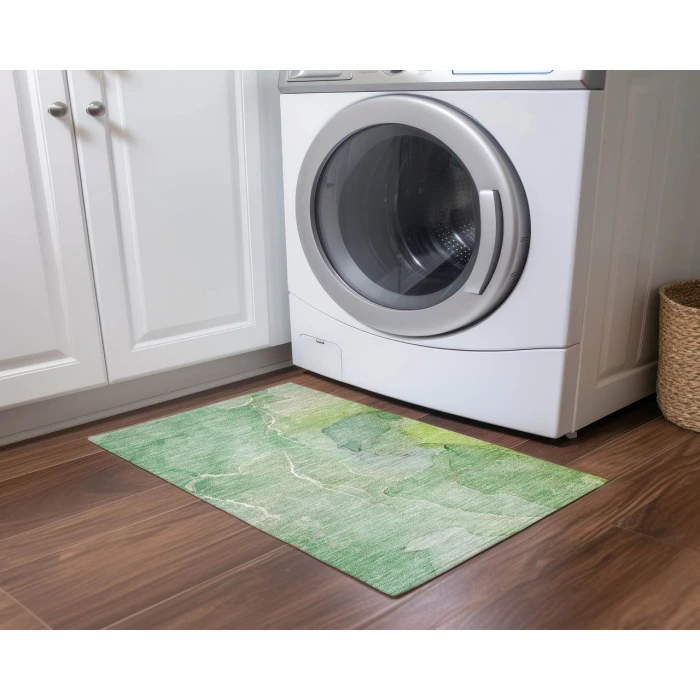 Chantille ACN511 Green 1'8" x 2'6" Rug