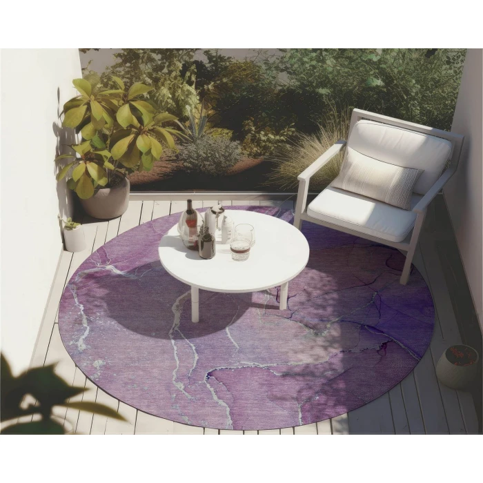 Chantille ACN511 Purple 8' x 8' Rug