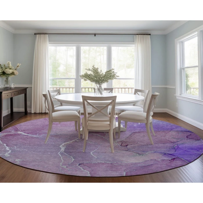 Chantille ACN511 Purple 8' x 8' Rug