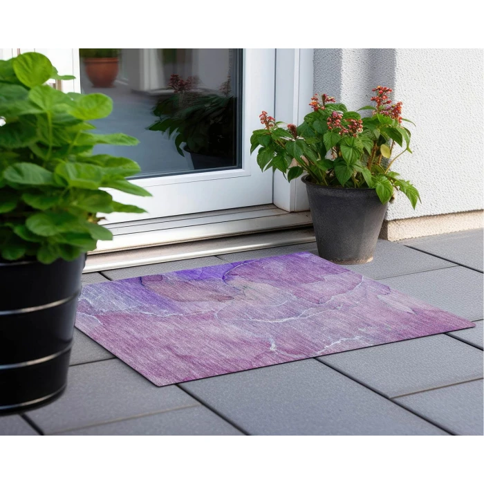 Chantille ACN511 Purple 1'8" x 2'6" Rug