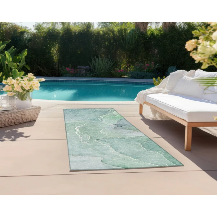 Chantille ACN511 Teal 2'3" x 7'6" Rug