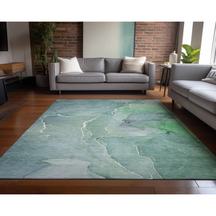 Chantille ACN511 Teal 10' x 14' Rug