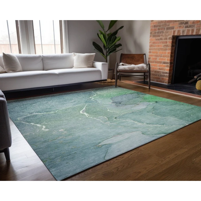 Chantille ACN511 Teal 10' x 14' Rug