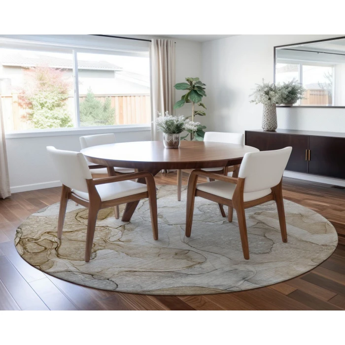 Chantille ACN512 Beige 8' x 8' Rug