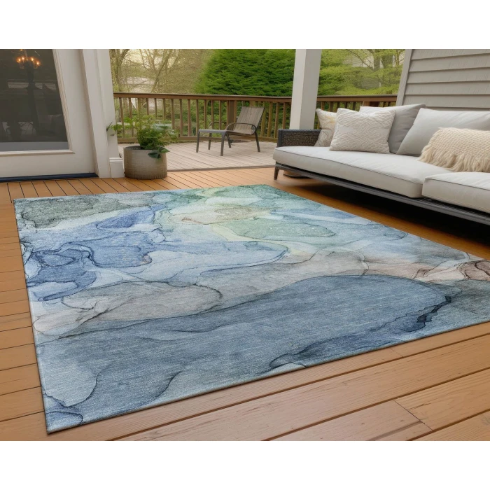 Chantille ACN512 Blue 8' x 10' Rug