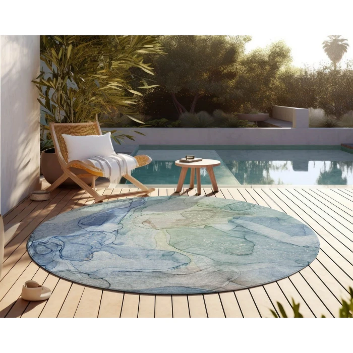Chantille ACN512 Blue 8' x 8' Rug