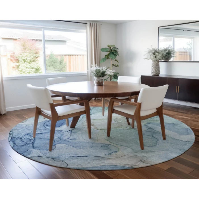 Chantille ACN512 Blue 8' x 8' Rug