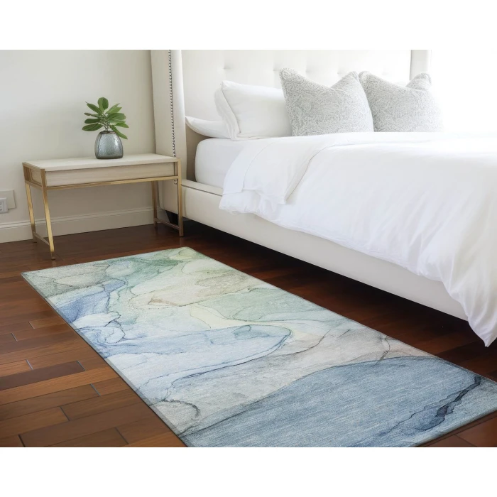 Chantille ACN512 Blue 2'3" x 7'6" Rug