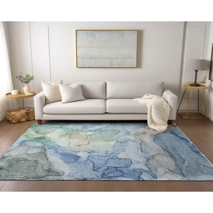 Chantille ACN512 Blue 8' x 10' Rug