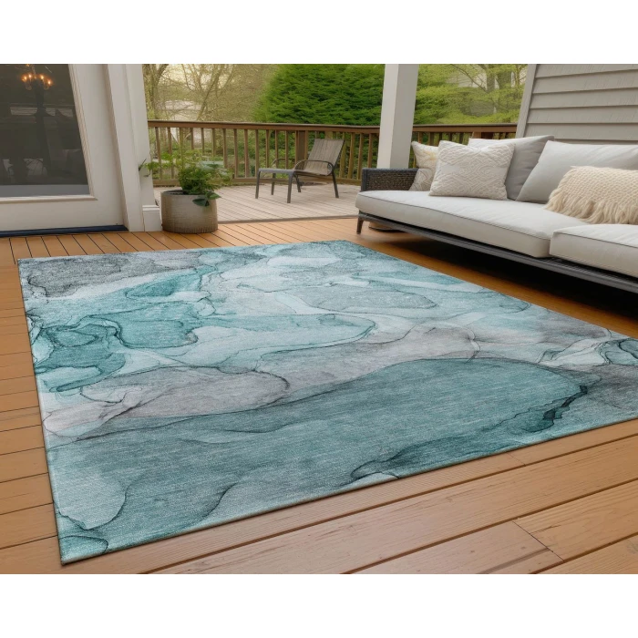 Chantille ACN512 Teal 9' x 12' Rug