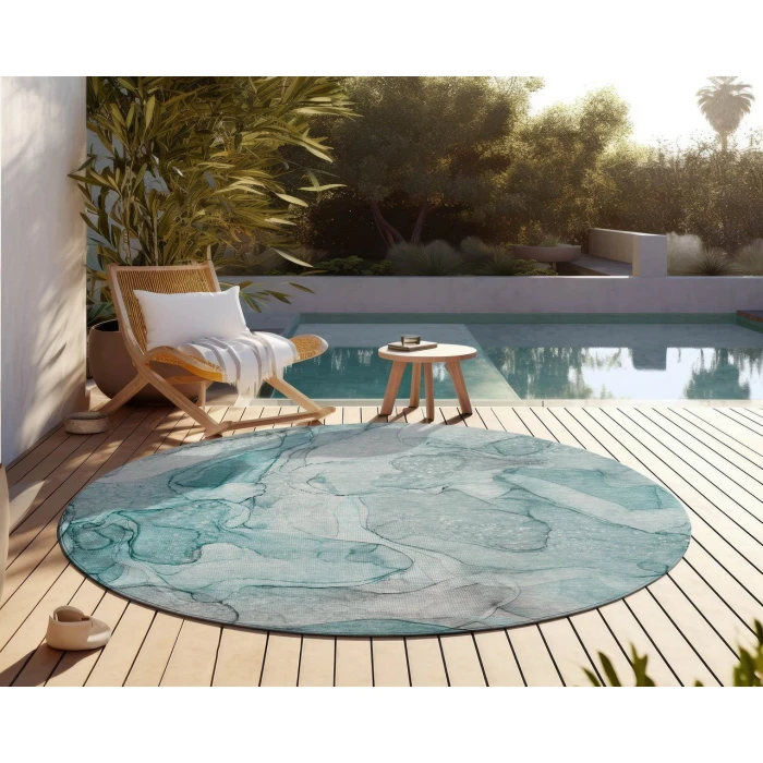 Chantille ACN512 Teal 8' x 8' Rug