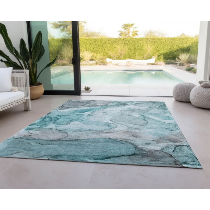 Chantille ACN512 Teal 9' x 12' Rug