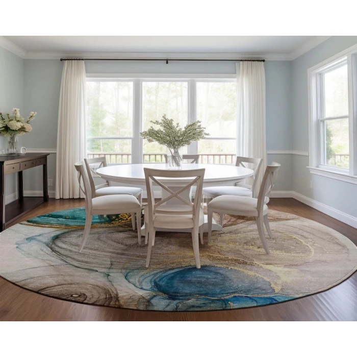 Chantille ACN513 Beige 8' x 8' Rug