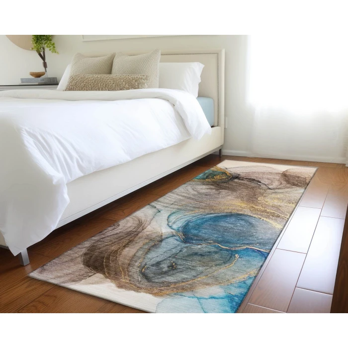 Chantille ACN513 Beige 2'3" x 7'6" Rug
