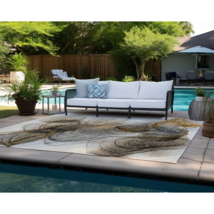 Chantille ACN513 Brown 8' x 10' Rug