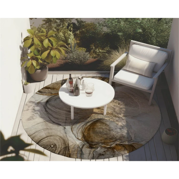 Chantille ACN513 Brown 8' x 8' Rug