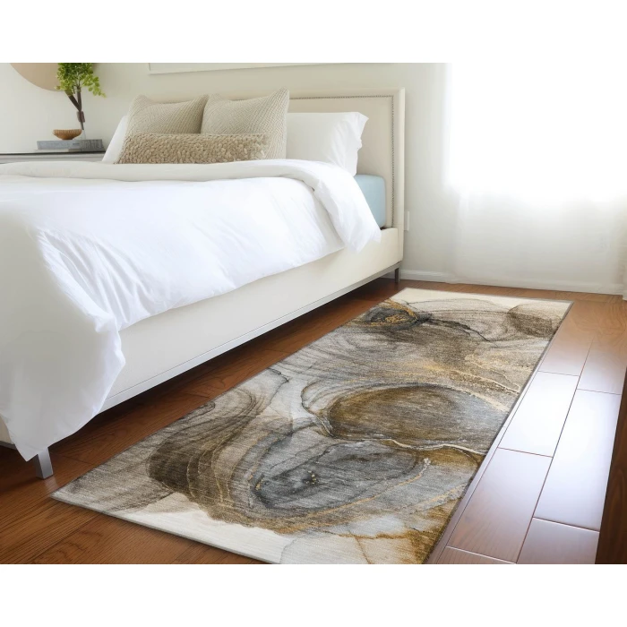 Chantille ACN513 Brown 2'3" x 7'6" Rug