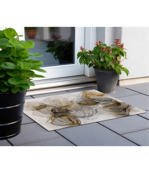 Chantille ACN513 Brown 1'8" x 2'6" Rug