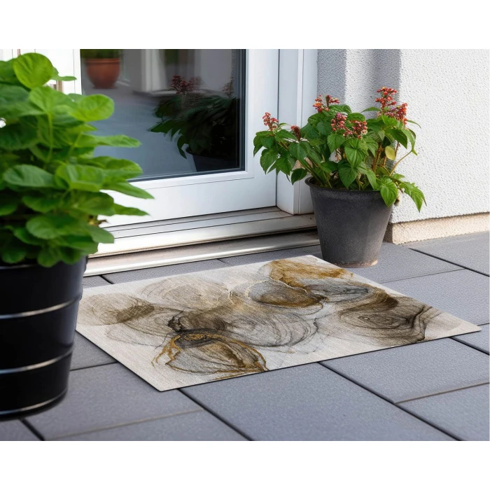Chantille ACN513 Brown 1'8" x 2'6" Rug
