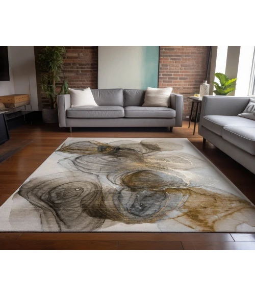 Chantille ACN513 Brown 5' x 7'6" Rug