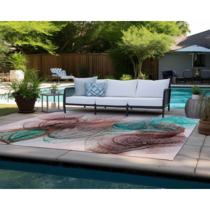 Chantille ACN513 Burgundy 10' x 14' Rug