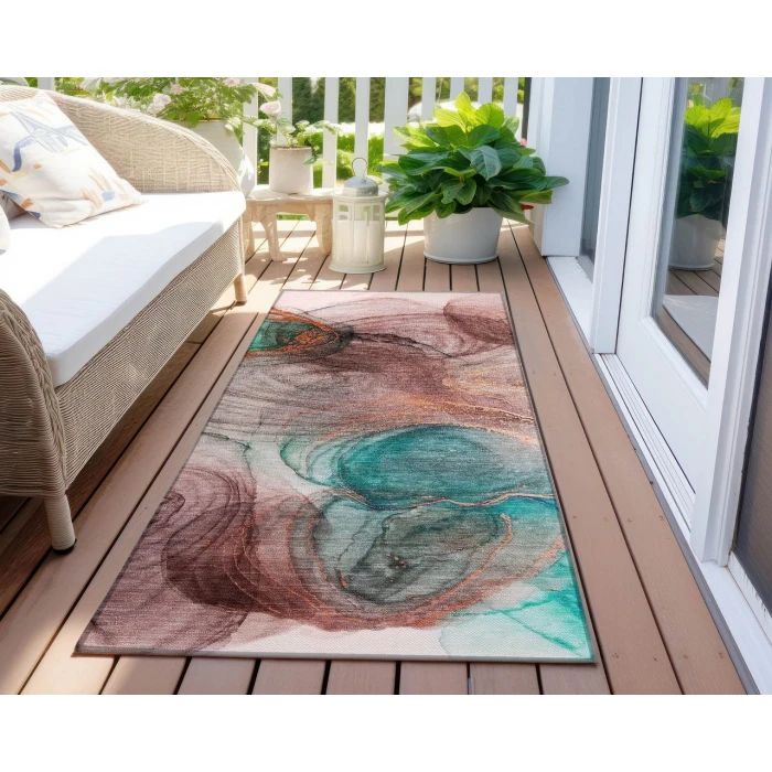 Chantille ACN513 Burgundy 2'3" x 7'6" Rug