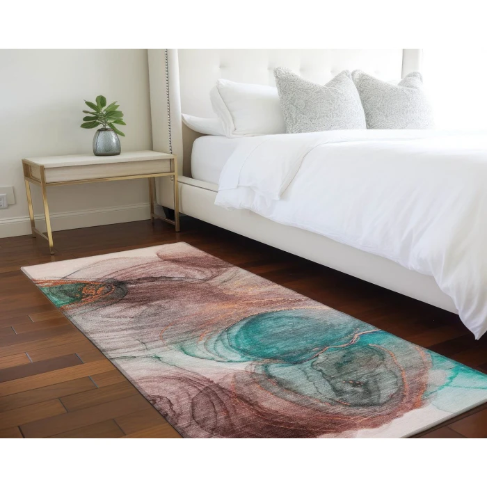 Chantille ACN513 Burgundy 2'3" x 7'6" Rug